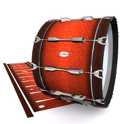 Pearl Championship Maple Bass Drum Slip - Autumn Fade (Orange)