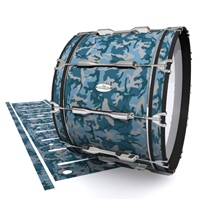 Pearl Championship Maple Bass Drum Slip - Blue Slate Traditional Camouflage (Blue)
