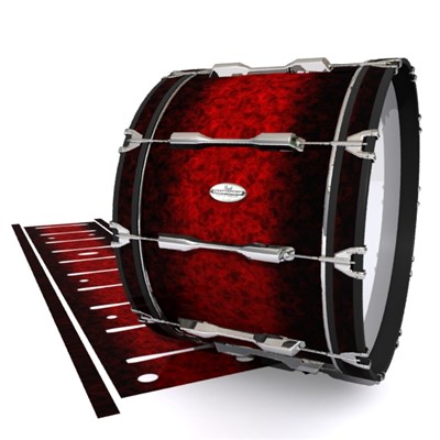 Pearl Championship Maple Bass Drum Slip - Burning Embers (red)