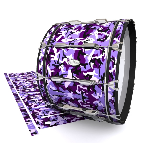 Pearl Championship Maple Bass Drum Slip - Coastline Dusk Traditional Camouflage (Purple)