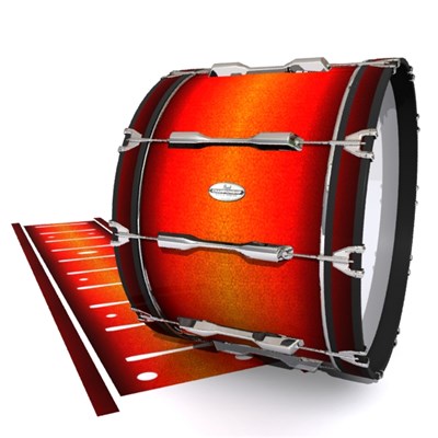 Pearl Championship Maple Bass Drum Slip - Coral Sunset (Orange)