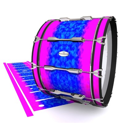 Pearl Championship Maple Bass Drum Slip - Cotton Candy (Blue) (Pink)