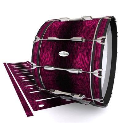 Pearl Championship Maple Bass Drum Slip - Festive Pink Rosewood (Pink)