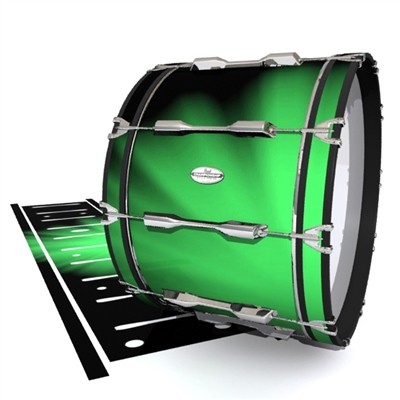 Pearl Championship Maple Bass Drum Slip - Green Light Rays (Themed)