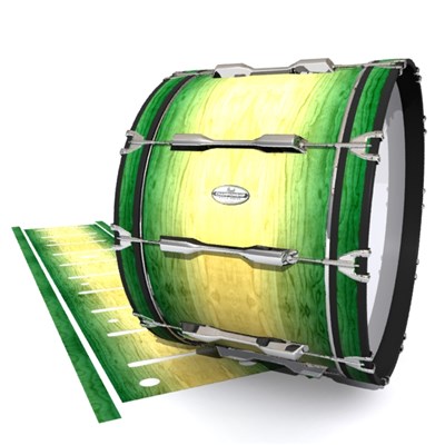 Pearl Championship Maple Bass Drum Slip - Jungle Stain Fade (Green)