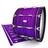 Pearl Championship Maple Bass Drum Slip - Lateral Brush Strokes Purple and Black (Purple)