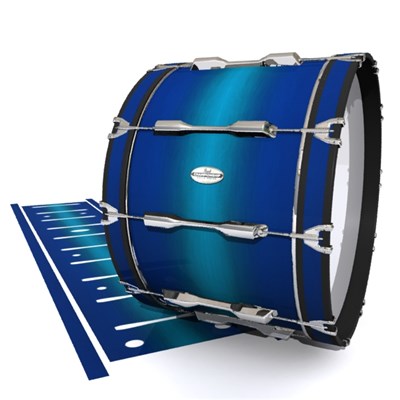 Pearl Championship Maple Bass Drum Slip - Pacific Fade (Blue) (Aqua)