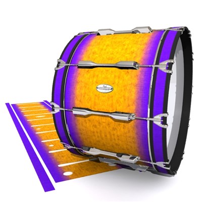 Pearl Championship Maple Bass Drum Slip - Purple Canyon Rain (Orange) (Purple)