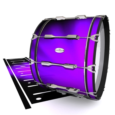 Pearl Championship Maple Bass Drum Slip - Purple Light Rays (Themed)