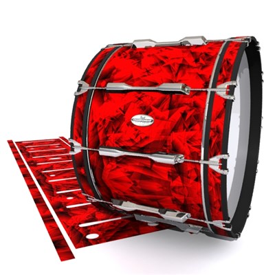 Pearl Championship Maple Bass Drum Slip - Red Cosmic Glass (Red)