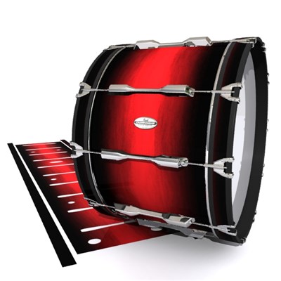 Pearl Championship Maple Bass Drum Slip - Rose Stain Fade (Red)