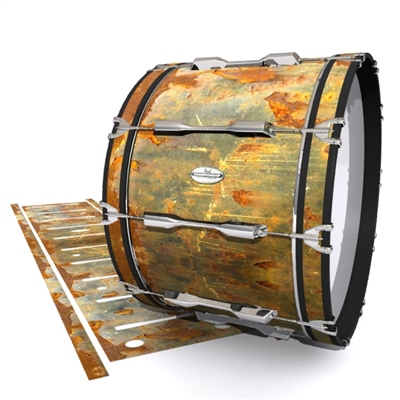Pearl Championship Maple Bass Drum Slip - Rusted Metal (Themed)