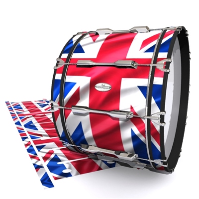 Pearl Championship Maple Bass Drum Slip - Union Jack (Themed)