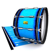Pearl Championship Maple Bass Drum Slip (Old) - Bermuda Blue (Blue)