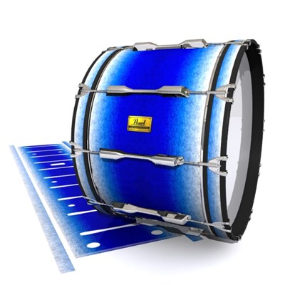 Pearl Championship Maple Bass Drum Slip (Old) - Blue Wonderland (Blue)