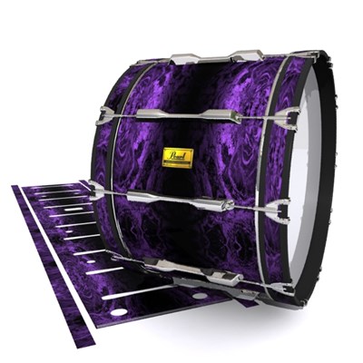 Pearl Championship Maple Bass Drum Slip (Old) - Coast GEO Marble Fade (Purple)