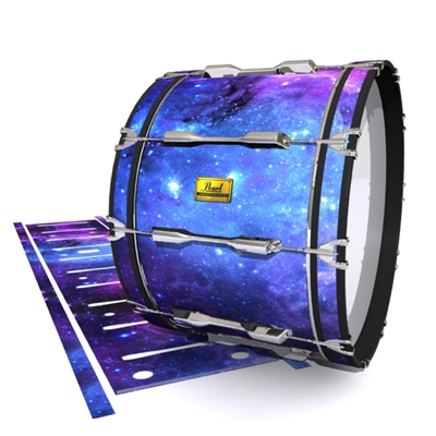 Pearl Championship Maple Bass Drum Slip (Old) - Colorful Galaxy (Themed)