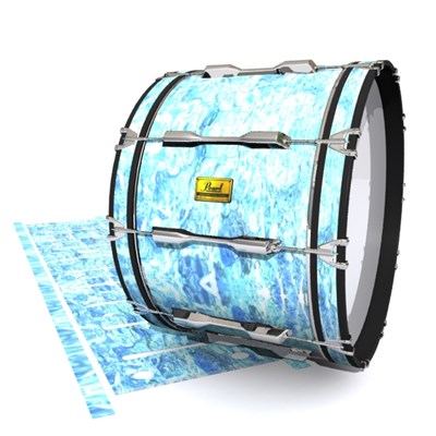 Pearl Championship Maple Bass Drum Slip (Old) - Cosmic Tide (Blue)