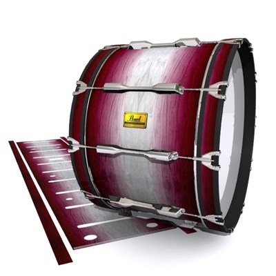 Pearl Championship Maple Bass Drum Slip (Old) - Cranberry Stain (Red)