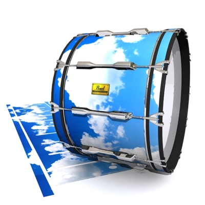 Pearl Championship Maple Bass Drum Slip (Old) - Cumulus Sky (Themed)