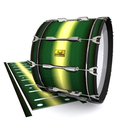 Pearl Championship Maple Bass Drum Slip (Old) - Floridian Maple (Green) (Yellow)