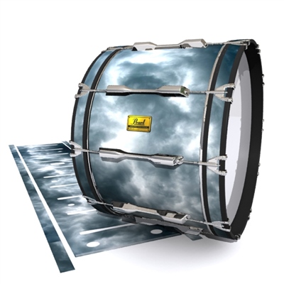 Pearl Championship Maple Bass Drum Slip (Old) - Grey Smokey Clouds (Themed)