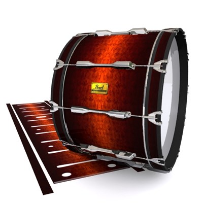 Pearl Championship Maple Bass Drum Slip (Old) - Hot Lava (Orange)