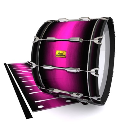 Pearl Championship Maple Bass Drum Slip (Old) - Hot Pink Stain Fade (Pink)