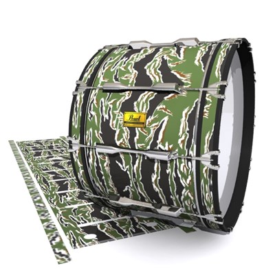 Pearl Championship Maple Bass Drum Slip (Old) - Liberator Tiger Camouflage (Green)