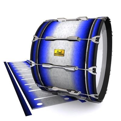 Pearl Championship Maple Bass Drum Slip (Old) - Meteorite Fade (Blue)