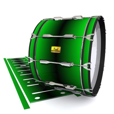 Pearl Championship Maple Bass Drum Slip (Old) - Molecular Green Fade (Green)