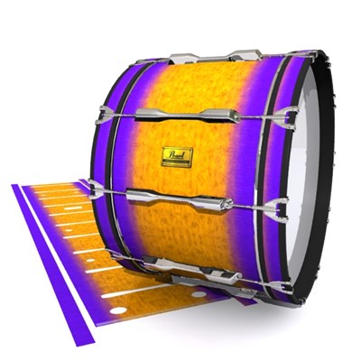 Pearl Championship Maple Bass Drum Slip (Old) - Purple Canyon Rain (Orange) (Purple)