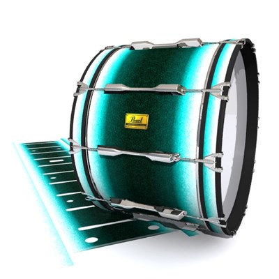 Pearl Championship Maple Bass Drum Slip (Old) - Seaside (Aqua) (Green)