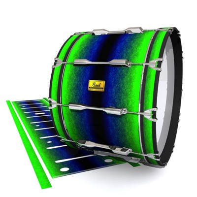 Pearl Championship Maple Bass Drum Slip (Old) - Summer Night (Blue) (Green)