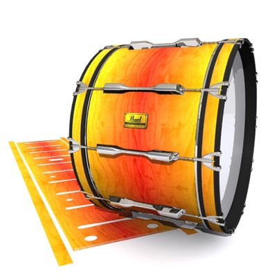 Pearl Championship Maple Bass Drum Slip (Old) - Sunshine Stain (Orange) (Yellow)