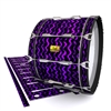 Pearl Championship Maple Bass Drum Slip (OLD) - Wave Brush Strokes Purple and Black (Purple)
