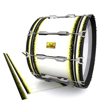 Pearl Championship Maple Bass Drum Slip (Old) - White Dynamite (Neutral)