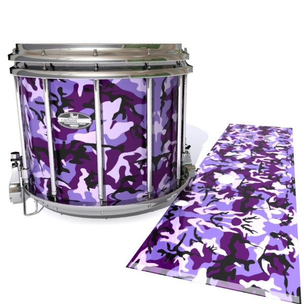 Pearl Championship CarbonCore Snare Drum Slip - Coastline Dusk Traditional Camouflage (Purple)