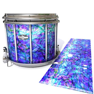 Pearl Championship CarbonCore Snare Drum Slip - Electro Blue Plasma (Blue) (Purple)