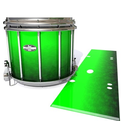 Pearl Championship CarbonCore Snare Drum Slip - Green Grain Fade (Green)