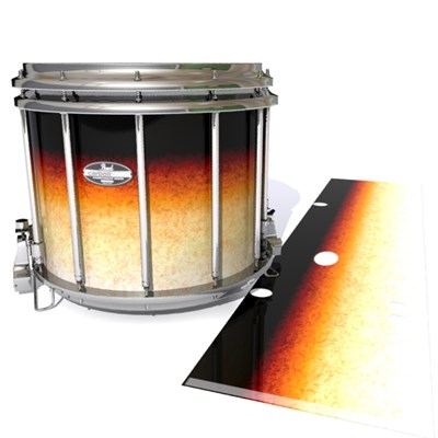 Pearl Championship CarbonCore Snare Drum Slip - Historic Dawn (Orange)