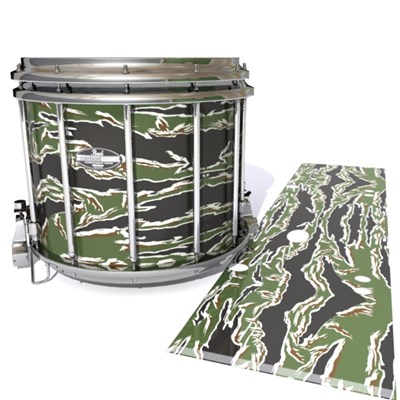 Pearl Championship CarbonCore Snare Drum Slip - Liberator Tiger Camouflage (Green)