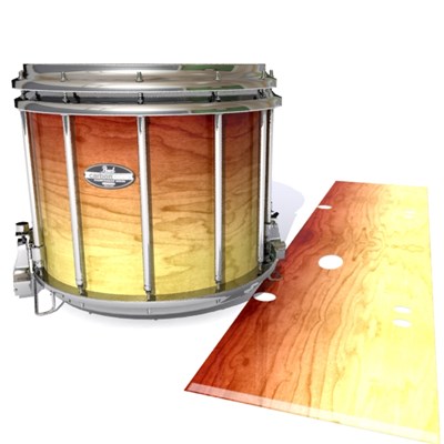 Pearl Championship CarbonCore Snare Drum Slip - Lion Red Stain (Red)