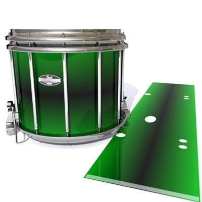 Pearl Championship CarbonCore Snare Drum Slip - Molecular Green Fade (Green)