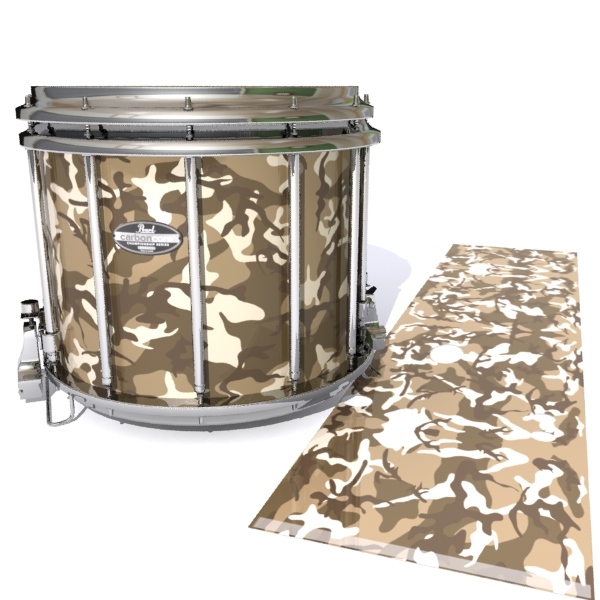 Pearl Championship CarbonCore Snare Drum Slip - Quicksand Traditional Camouflage (Neutral)