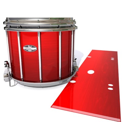 Pearl Championship CarbonCore Snare Drum Slip - Red Stain (Red)