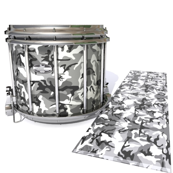 Pearl Championship CarbonCore Snare Drum Slip - Siberian Traditional Camouflage (Neutral)