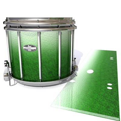 Pearl Championship CarbonCore Snare Drum Slip - Snowy Evergreen (Green)