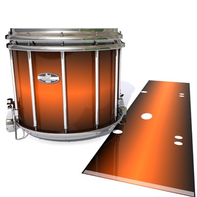 Pearl Championship CarbonCore Snare Drum Slip - Solar Flare (Orange)