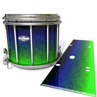 Pearl Championship CarbonCore Snare Drum Slip - Summer Night (Blue) (Green)